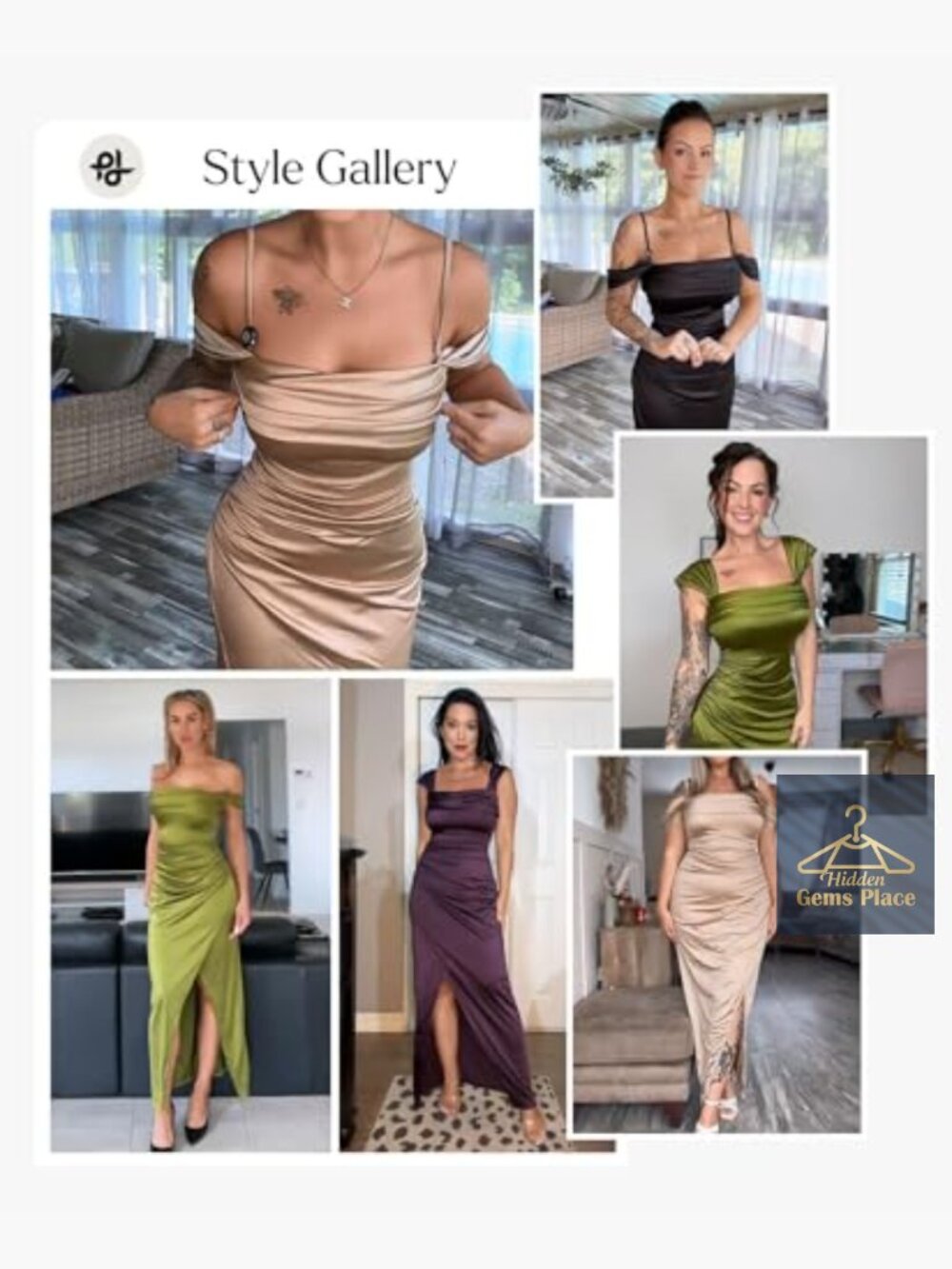 Maxi Dress with Built-in Shapewear, Off Shoulder Bodycon Formal Gown - Picture 2 of 7